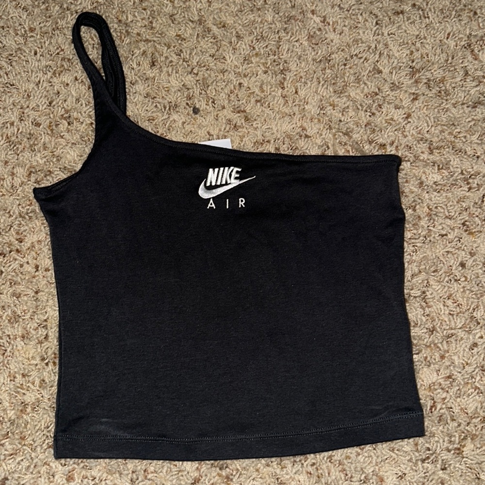 one shoulder top nike